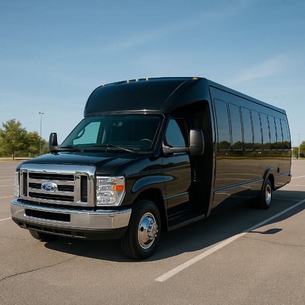 Everett Shuttle Bus Rentals 18 Passenger Shuttle Bus
