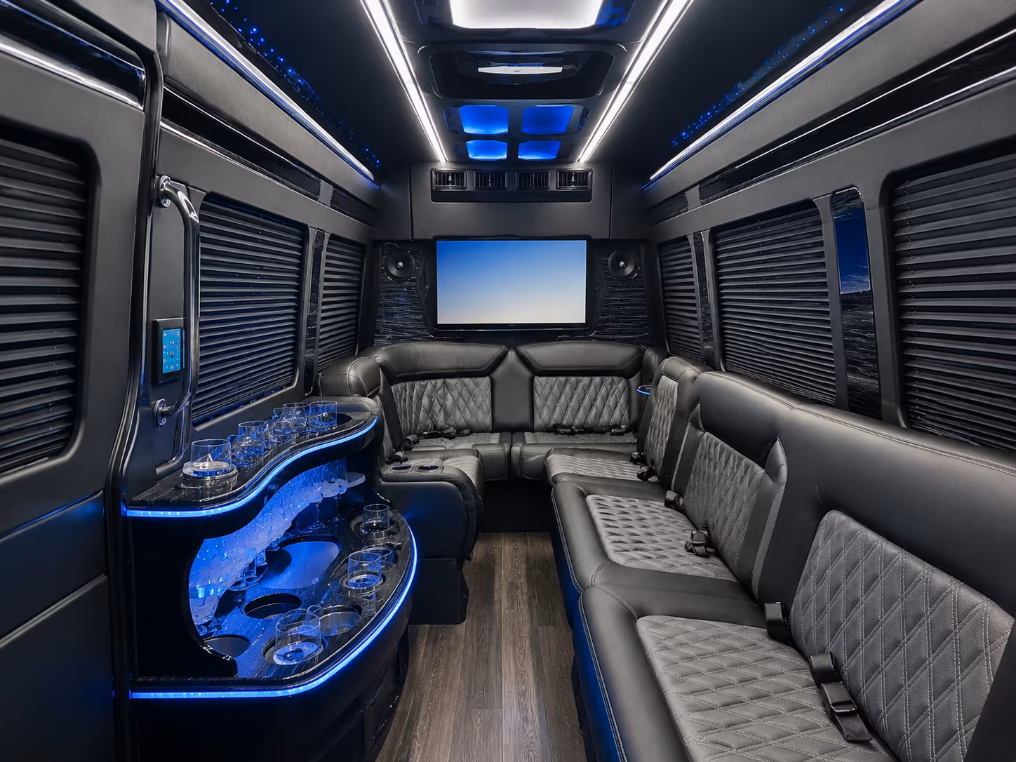 sprinter van transportation for groups and events across everett